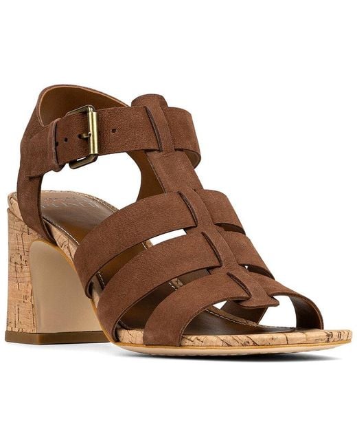 Donald J Pliner Brown Dashira Leather Sandal