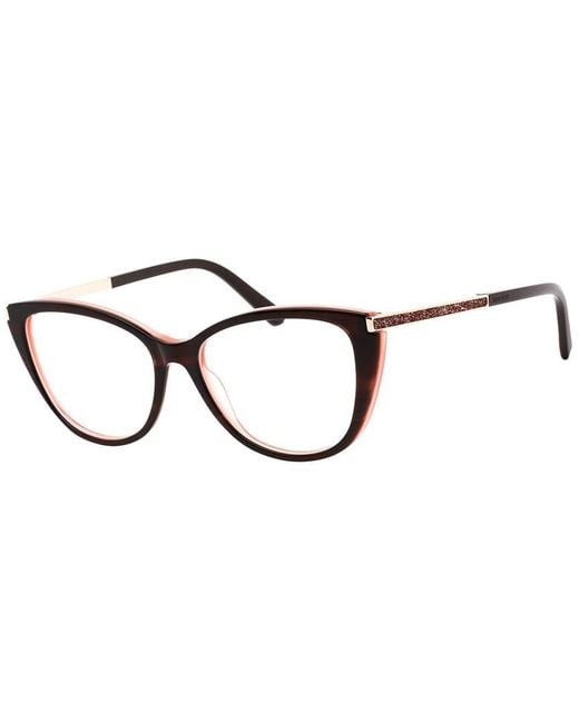 Swarovski Red Sk5414 53Mm Optical Frames