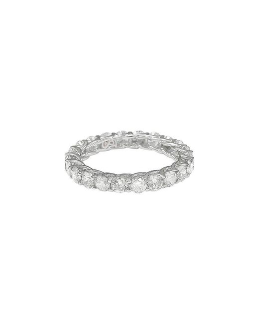 Suzy Levian CZ Jewelry White Suzy Levian Cz Thin Eternity Ring