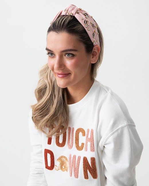 Shiraleah Pink Game Day Charms Knotted Headband
