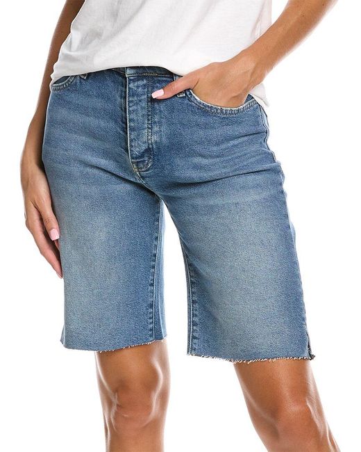 10.11 STUDIOS Blue Begur Biker Short