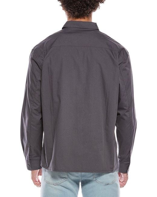 FRAME Gray Frame Multi Pocket Shirt for men