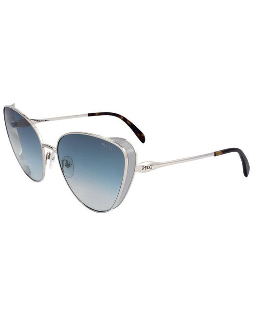 Emilio Pucci Blue 61Mm Sunglasses