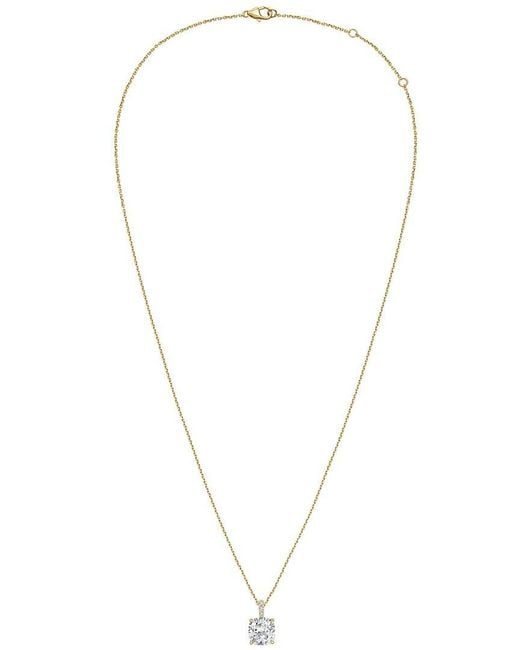Diana M Multicolor Diana M. 14K 6.00 Ct. Tw. Lab-Grown Diamond Pendant Necklace