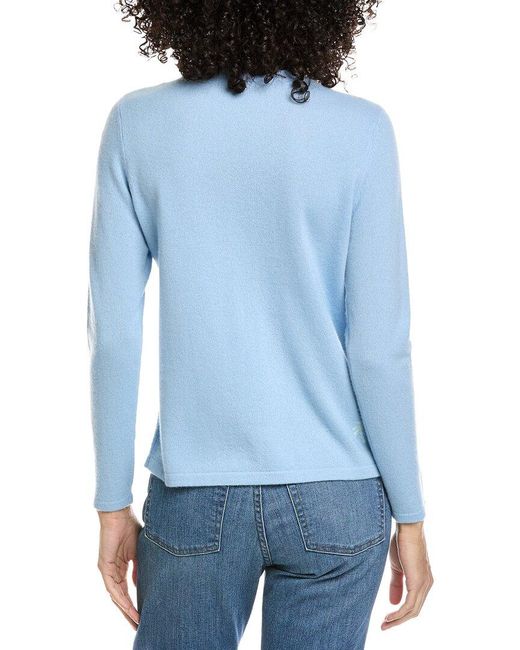 J.McLaughlin Blue Shield Cashmere Sweater