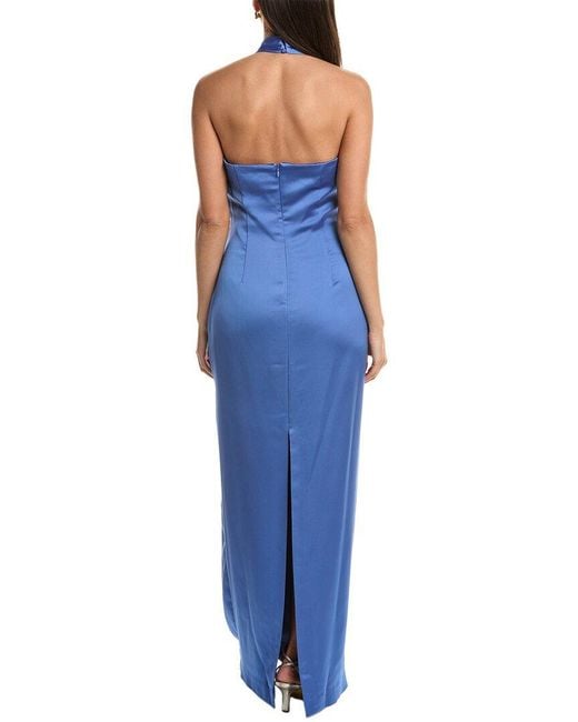 Ramy Brook Blue Amrita Gown