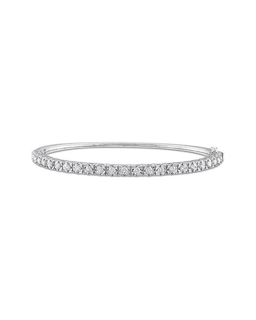 Rina Limor Multicolor 14k 0.88 Ct. Tw. Diamond Bangle Bracelet