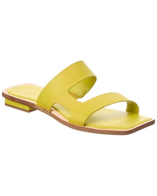 Franco Sarto Yellow Emily Slide