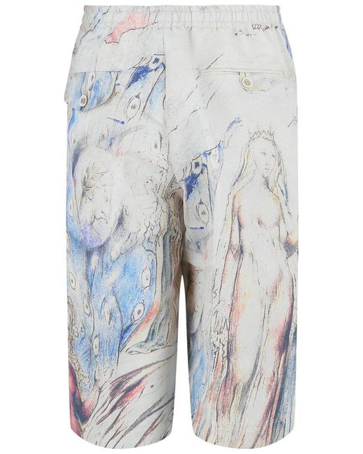 McQueen Blue Short for men