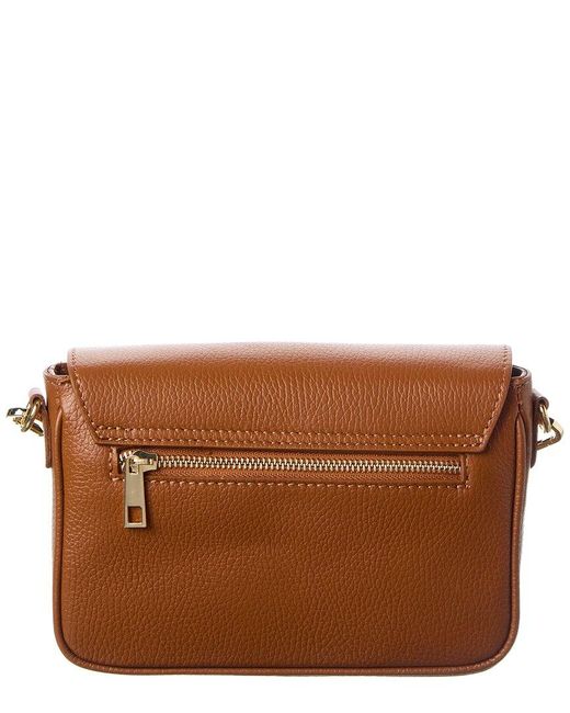 Italian Leather Brown Crossbody