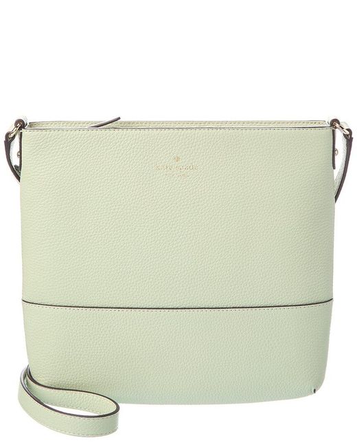 Kate Spade Natural Southport Avenue Cora Leather Crossbody
