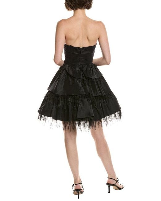 Jovani Black Strapless Mini Dress