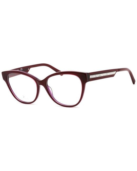 Swarovski Brown Sk5392 55Mm Optical Frames