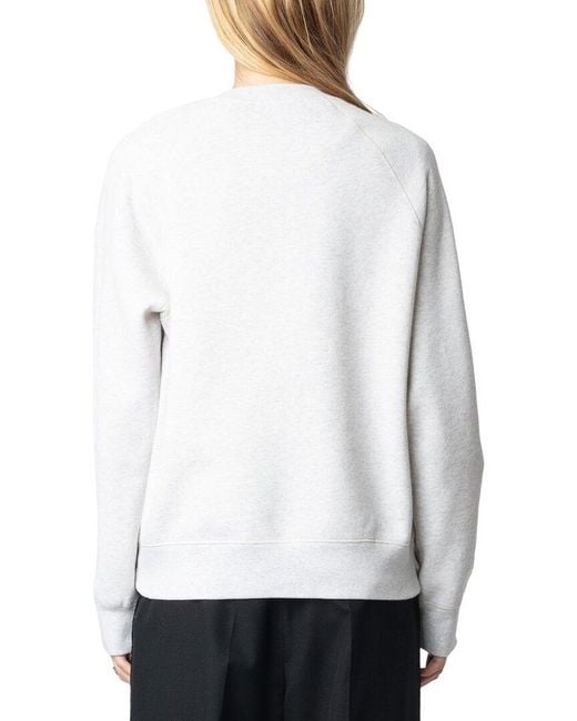 Zadig & Voltaire White Call Me Cherie Sweatshirt