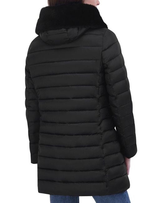 Tahari Black Puffer Jacket