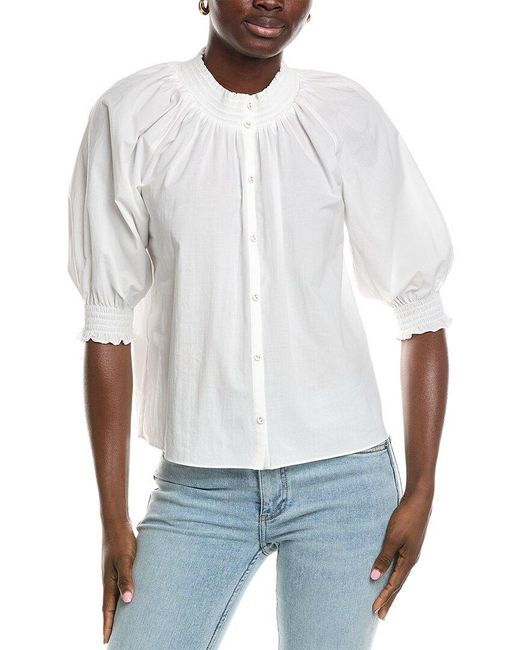Ramy Brook White Mahala Top