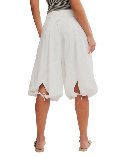 Free People White Calle Bubble Trouser