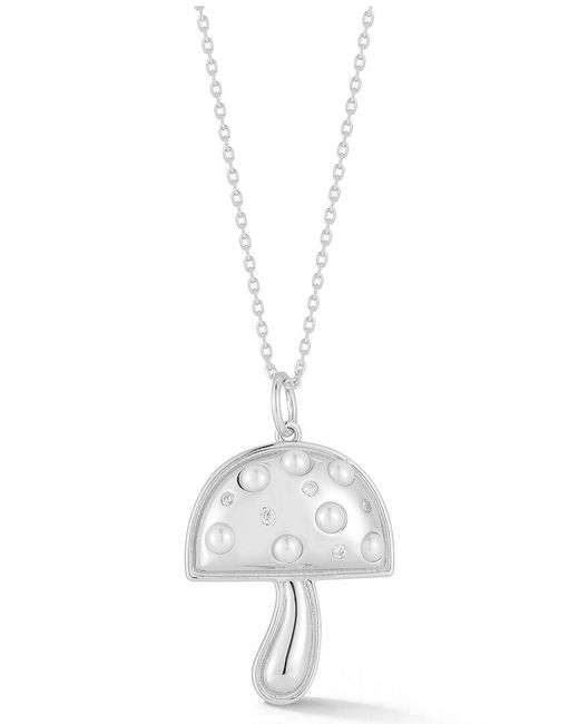 Sphera Milano White 3Mm Pearl Cz Necklace