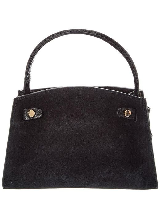 Isabella Rossetti Black Structured Daisy Tote