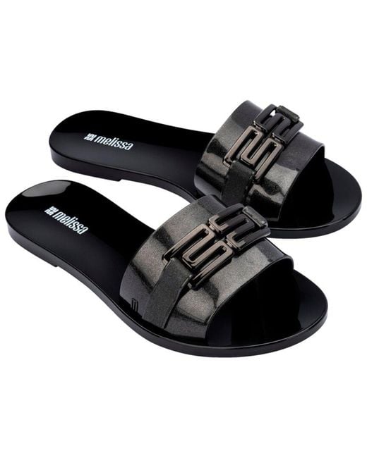 Melissa Black Babe M Chic Slide