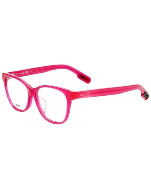 KENZO Red Kz50011F 55Mm Optical Frames for men