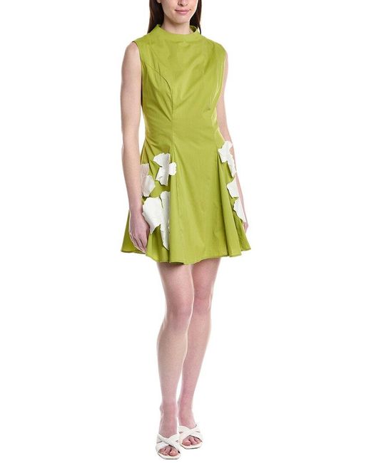 CROSBY BY MOLLIE BURCH Yellow Declan A-Line Dress