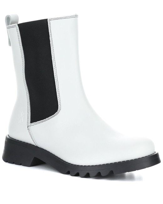 Fly London White Rein Boot