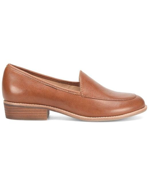 Söfft Brown Napoli Leather Loafer