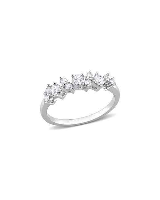 Rina Limor White 10k 0.49 Ct. Tw. Diamond Ring