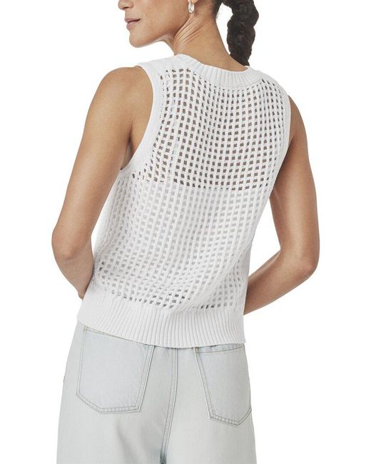 Splendid White Camellia Tank