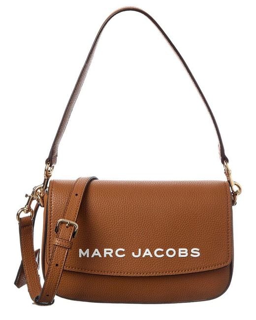Marc Jacobs Brown Bold Leather Messenger Bag