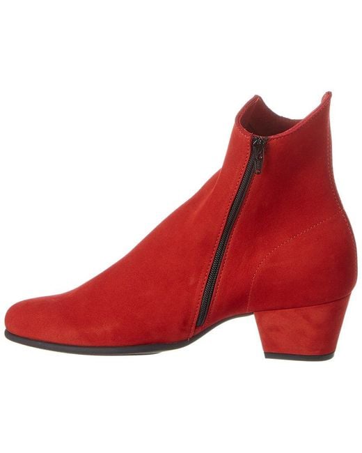 Arche Red Malahi Suede Bootie