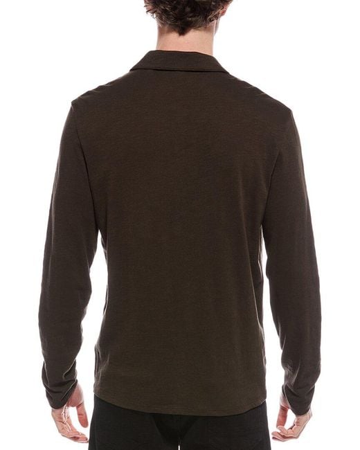 Vince Gray Johnny Collar Shirt for men