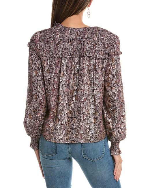 Pinko Gray Cassia Blouse