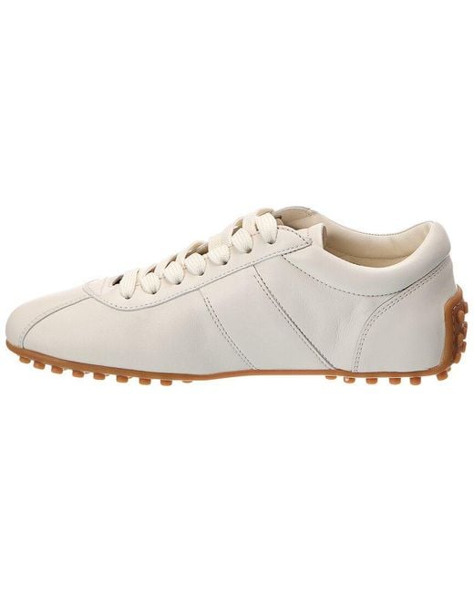 Tod's White T-Marathon Leather Sneaker