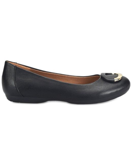 EuroSoft Black Sibella Ballet Flat