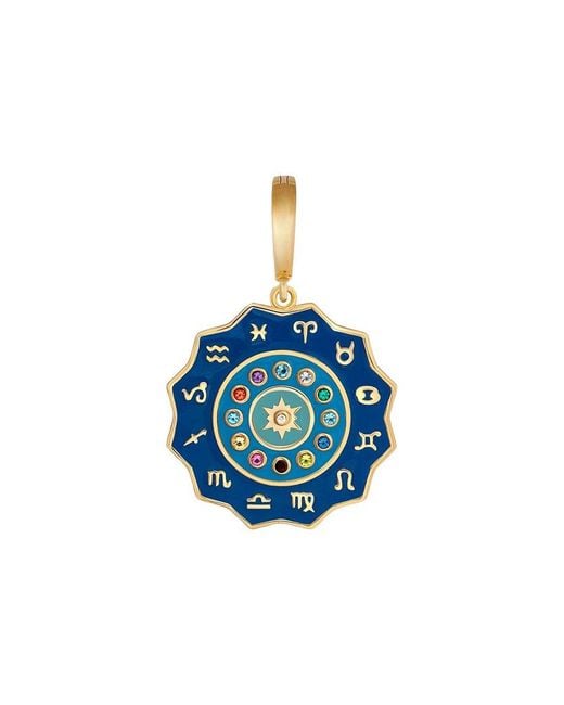 Karma and Luck Metallic Plated Cz Pendant Necklace