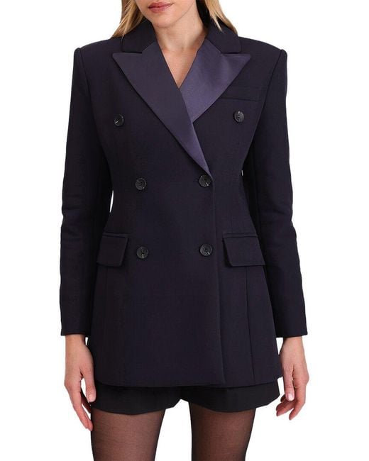 Avec Les Filles Blue Short Coat