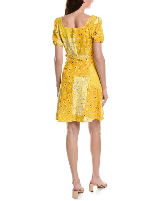 Nanette Lepore Yellow Nolita Stretch Sheath Dress