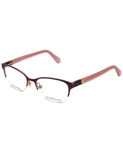 Kate Spade Purple Ferrara 49Mm Optical Frames
