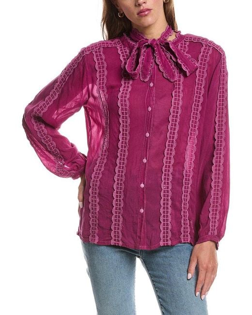 Johnny Was Red Eira Blouse