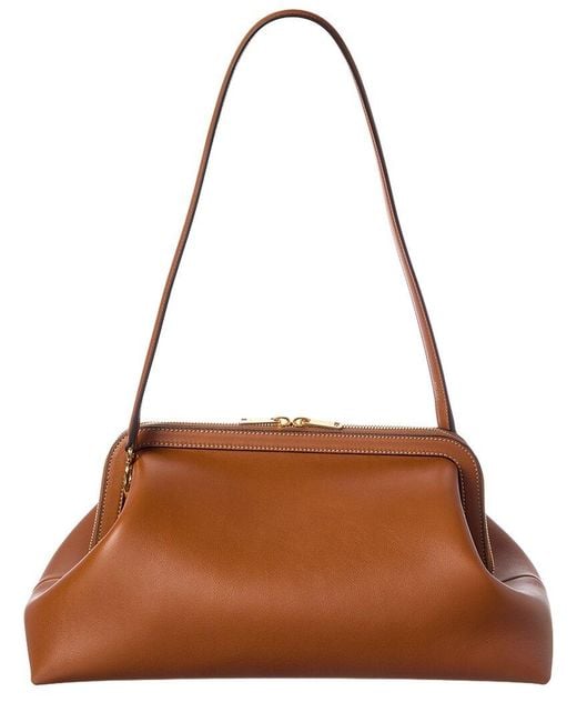 Céline Brown Leather Clutch