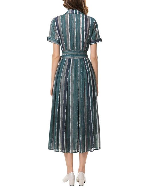 BURRYCO Blue Midi Dress