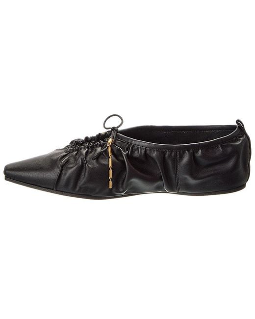 Stella McCartney Black Porter Flat