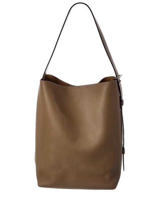 Max Mara Brown Leather Shoulder Bag