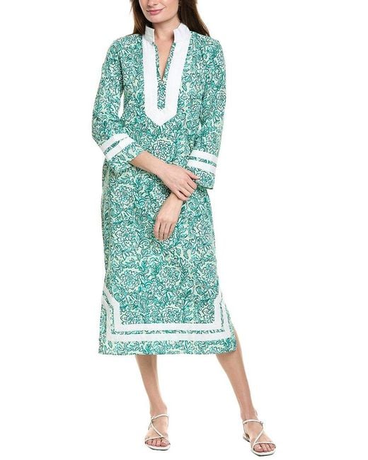 Sail To Sable Green Tunic Midi Dress