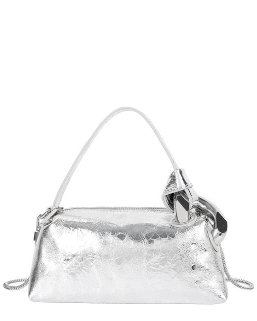 Tiffany & Fred Paris Tiffany And Fred Paris Metallic Leather Mini Top Handle