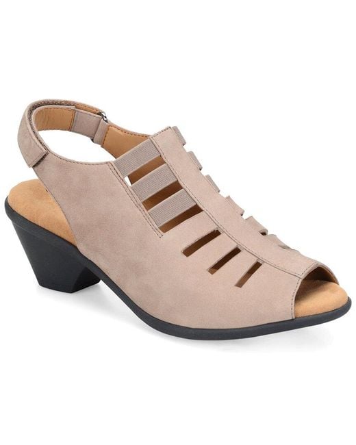 Comfortiva Pink Faye Leather Sandal