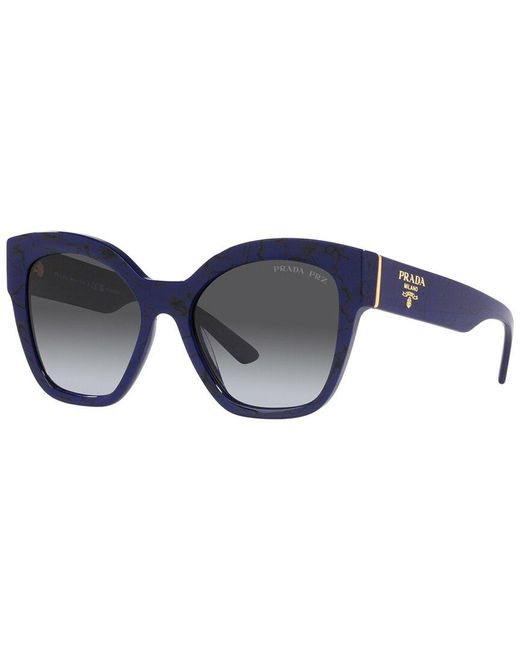 Prada Blue Pr17zs 54mm Polarized Sunglasses