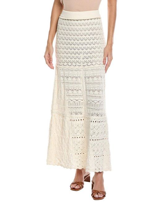 Ba&sh Natural Jupe Josh Maxi Skirt